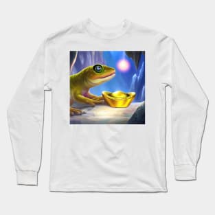 gecko night Long Sleeve T-Shirt
